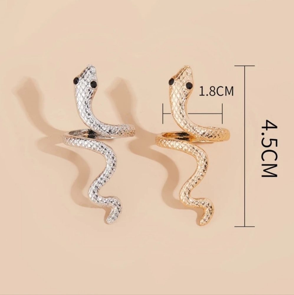 Snake Design Ring - Picture 2 of 3